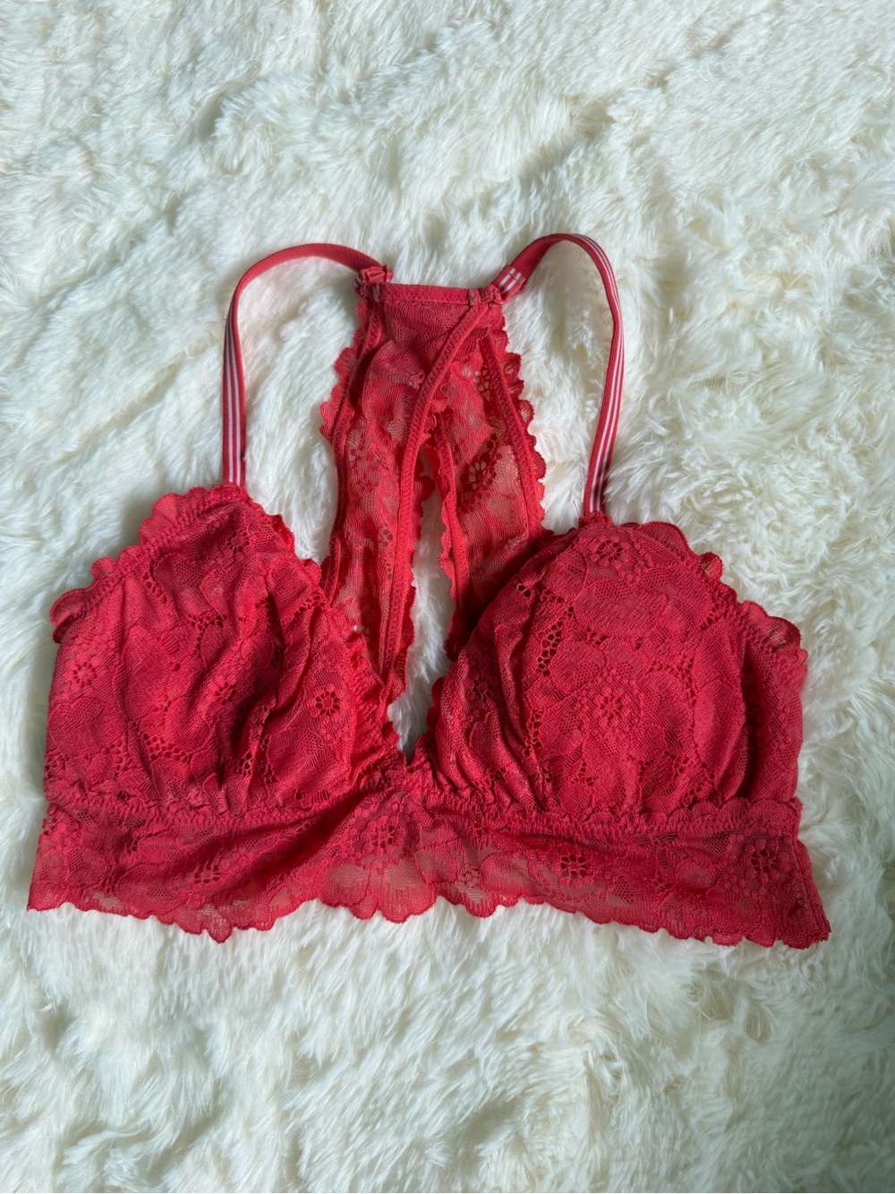 Aerie Red Lace Bralette